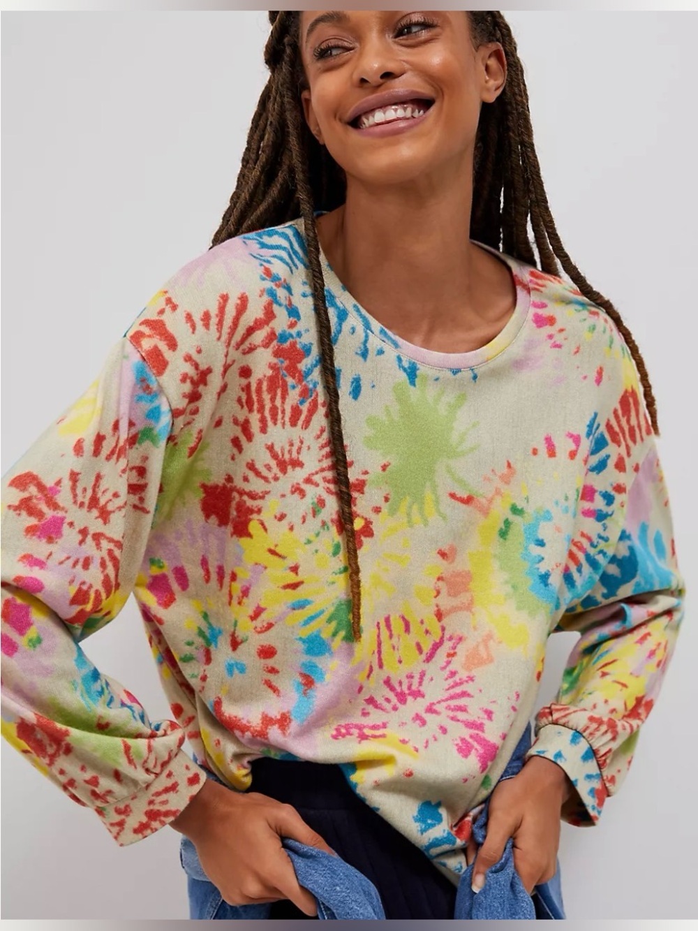 Anthropologie Feliza Tie-Dye Sweater NEW